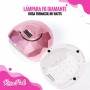 Lámpara secado LED/UV 86 watios F6 Tornasol Rosa