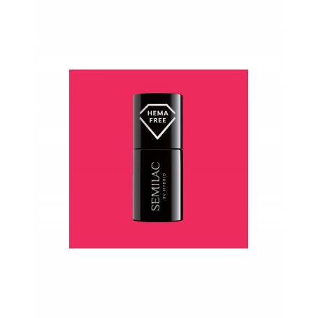 Esmalte semipermanente Semilac - 437 Warm Raspberry - 7ml