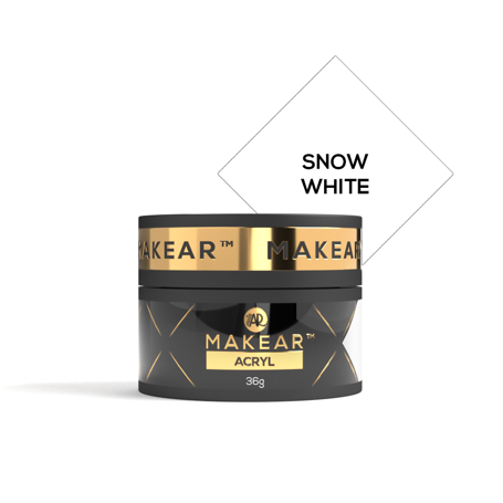 Polvo Acrílico Snow White 36g Makear