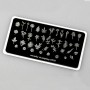Placa stamping nº 039 Swanky