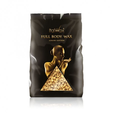 ITALWAX FULL BODY WAX 1000 g (Cera caliente en perlas doradas)