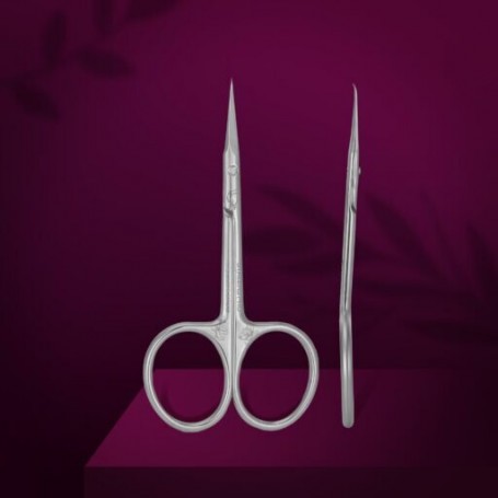 EXCLUSIVE 21 TYPE 1 Tijera profesional con punta doblada para cutícula Staleks pro tamaño M