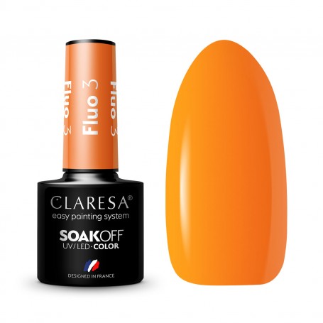 FLUOR 3 CLARESA ESMALTE SEMIPERMANTE.