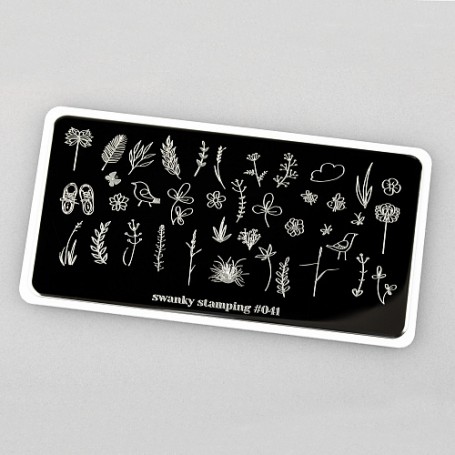 Placa stamping nº 41 Swanky