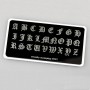 Placa stamping nº 043 Swanky
