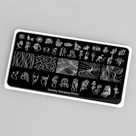 Placa stamping nº 70 Swanky