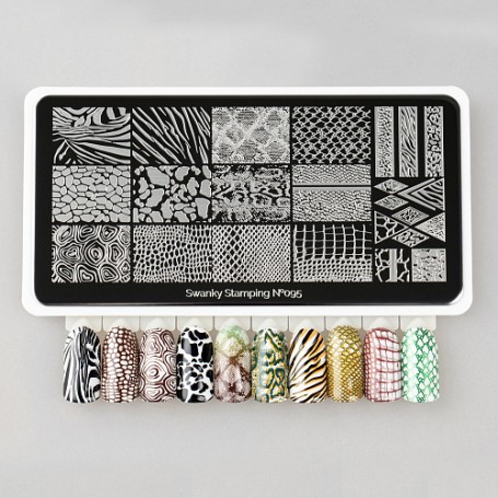 Placa stamping nº 095 Swanky