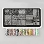 Placa stamping nº 095 Swanky