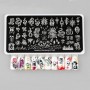 Placa stamping nº 096 Swanky