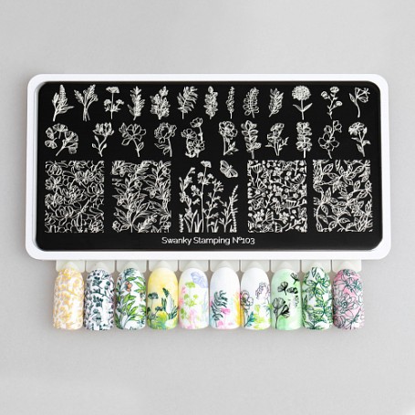Placa stamping nº 103 Swanky