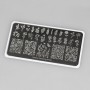 Placa stamping nº 103 Swanky