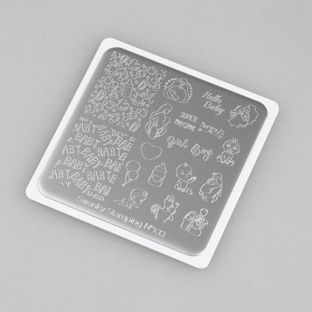 Placa stamping nº 133 Swanky