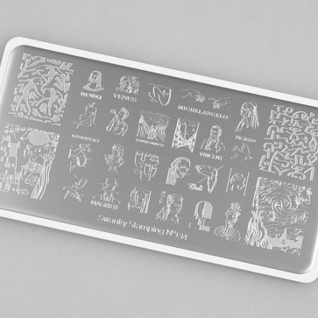 Placa stamping nº 134 Swanky