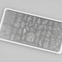 Placa stamping nº 136 Swanky