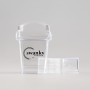 Sello transparente, silicona, rectangular (2 * 3cm) Swanky