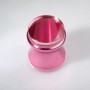 Sello transparente, silicona rosa (4 cm) Swanky