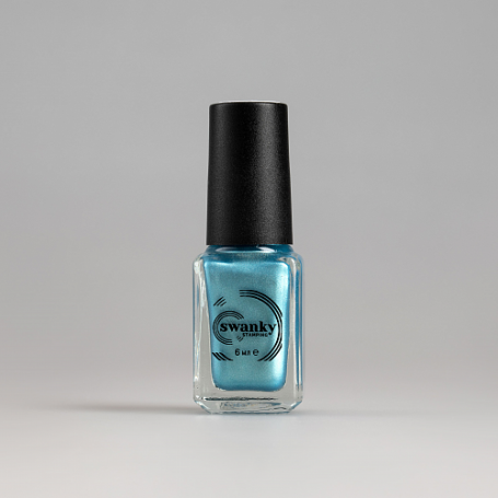 Esmalte Especial stamping swanky azul Metalizado (M123) 6 ml