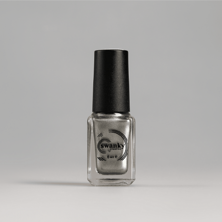 Esmalte Especial stamping swanky Gris/Plata Metalizado (M126) 6 ml