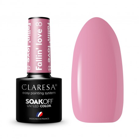 FALLIN LOVE 8 CLARESA ESMALTE SEMIPERMANTE.