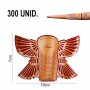 300 Moldes para uñas esculpidas en gel y acrílico (PAJARO DORADO)