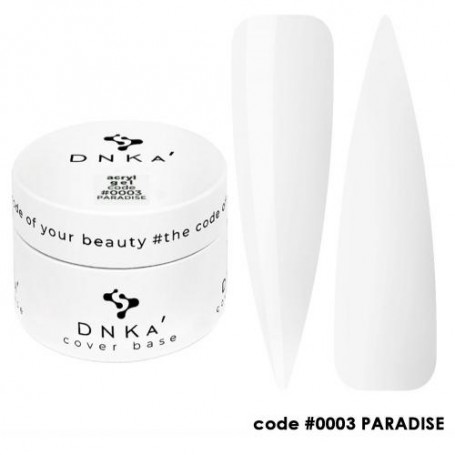 Polygel (Acryl-gel) DNKa No. 03 Paradise (blanco), 30 ml