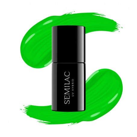 041 Esmalte semipermanente Semilac Caribbean Green 7ml