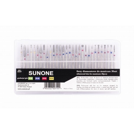 Set de fresas de cabeza de diamante 30 unidades SUNONE