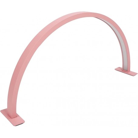 Lámpara para mesa de manicura forma arco rosa