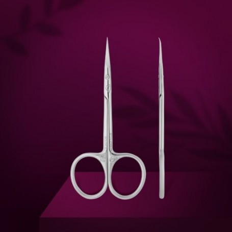 EXCLUSIVE 23 TYPE 1 Tijera profesional con punta doblada para cutícula Staleks pro tamaño M