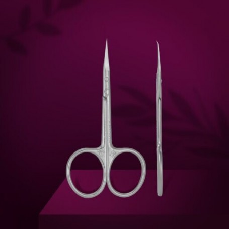 EXCLUSIVE 23 TYPE 2 Tijera profesional con punta doblada para cutícula Staleks pro tamaño S