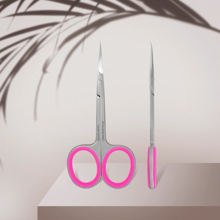 SMART 41 TYPE 3 Tijera profesional para cutícula punta doblada Staleks pro tamaño M