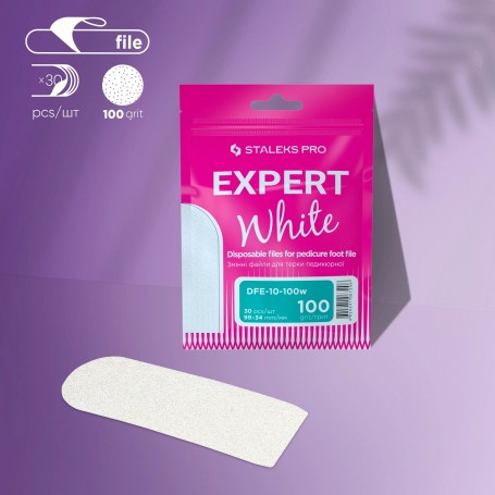 Grano 100 de Recambios de lima desechables para base metálica para pies EXPERT 10 (30 Pcs) Staleks pro