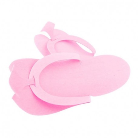 Zapatillas desechables goma eva 1 par rosa