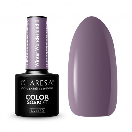 WINTER WONDERLAND 8 CLARESA ESMALTE SEMIPERMANTE.