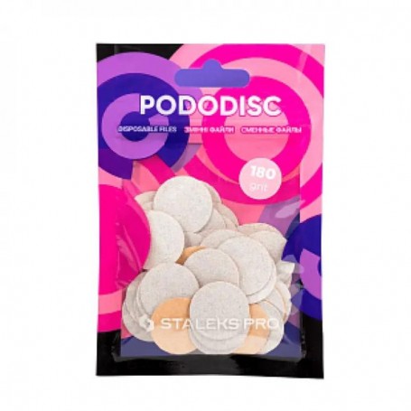Recambios Pododisc Staleks grano 180 talla L caja de 50 unid.