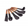 Juego de utensilios de 6 piezas con soporte giratorio Cheffinger
