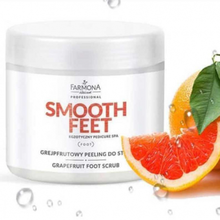 Exfoliante de pies de pomelo, 690g Farmona Smooth Feet