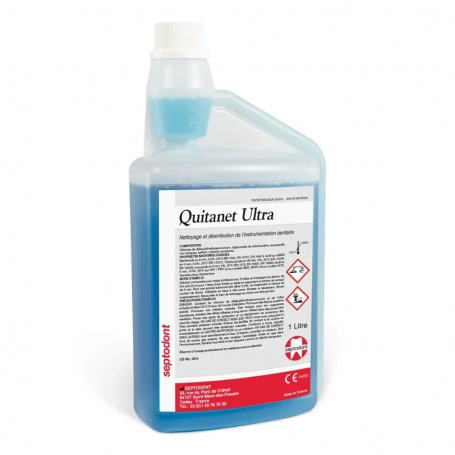 QUITANET ULTRA DESINFECTANTE PARA DESINFECCIÓN Y ESTERILIZACIÓN DE HERRAMIENTAS 1000ML