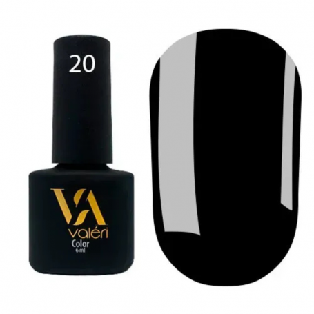 ESMALTE SEMIPERMANENTE 20 "negro" VALERI 6ML