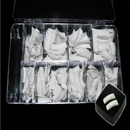 Tips en Caja Blancos varias medidas 500 unid.