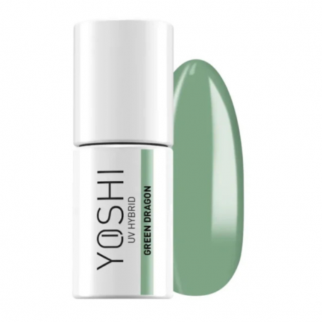 Esmalte semipermanente híbrido"Green Dragon" YOSHI 6 ml – 104