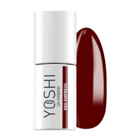 Esmalte semipermanente híbrido"Red Empress" YOSHI 6 ml – 106