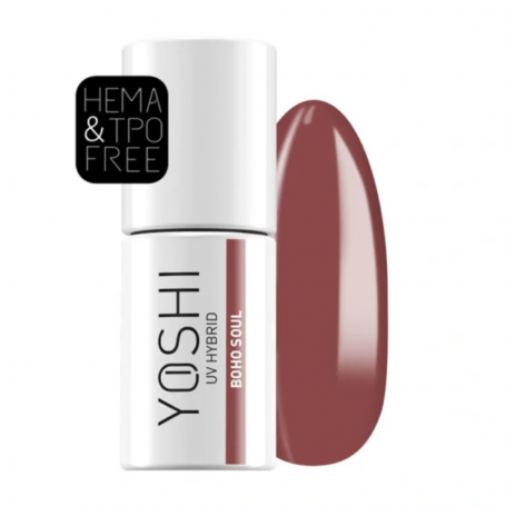 Esmalte semipermanente híbrido"Boho Soul" YOSHI 6 ml – 133