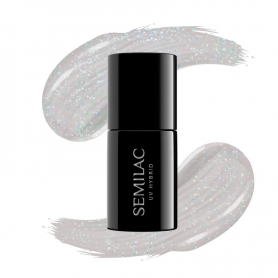338 Esmalte semipermanente Semilac Cozy Gray Shimmer 7 ml