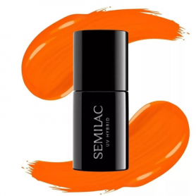 566 Esmalte semipermanente Semilac Neón Orange 7 ml
