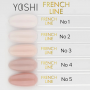 GEL BUILDER UV/LED FRENCH LINE Nº5 YOSHI 15ML