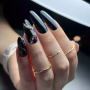 Esmalte semipermanente híbrido "Woman in Black" NEGRO YOSHI 6 ml – 605