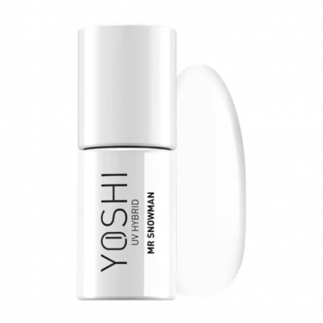 Esmalte semipermanente híbrido "Snowman" BLANCO YOSHI 6 ml – 608