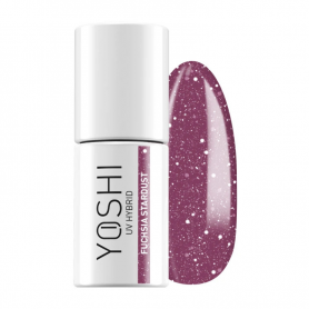 Esmalte semipermanente híbrido "Fuchsia Stardust" YOSHI 6 ml – 524