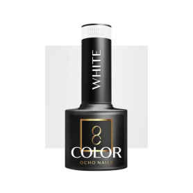 Esmalte semipermanente White 001 Ocho Nails